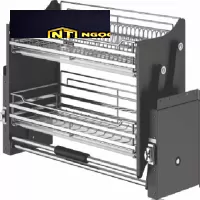 Giá Chén Bát Nâng Hạ Di Động 2 Tầng R014-900 tại Phước An